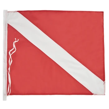 Флаг для подводного плавания с надувным буем Флаг для подводной охоты Флаг для подводного плавания Сигнальный флаг для лодки