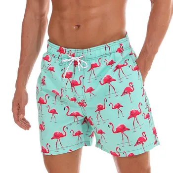 Мужские плавательные шорты с сетчатой подкладкой, быстросохнущие пляжные шорты для мужчин, купальники, мужские плавки