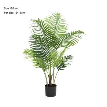 Искусственный лист тропической пальмы, 120 см, 160 см, 180 см, Зелень на стволах мадагаскарской пальмы, декор для домашней вечеринки, цветочная композиция