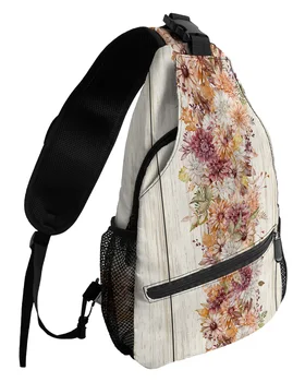 Деревянные цветы, листья, винтажные фермерские сумки для женщин, мужчин, водонепроницаемые сумки-мессенджеры, спортивная сумка через плечо