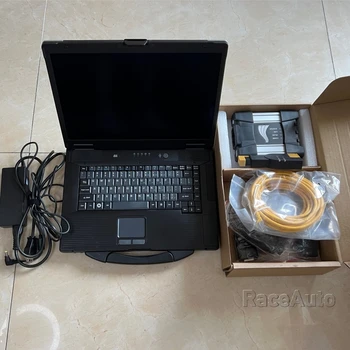 V01/2024 для BMW Сканер ICOM NEXT с ноутбуком Expert in CF52 4 гб оперативной памяти 1 ТБ SSD Полный комплект Диагностического инструмента для ремонта легковых автомобилей