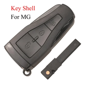 jingyuqin Remote Smart Car Key Shell Fob Для MG MG550 MG6 2011 2012 2013 2014 2015 С Заменой Пустого Лезвия 3 Кнопки