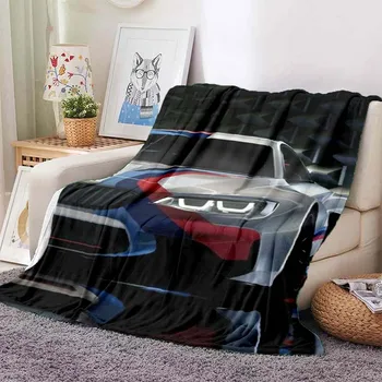 3D печатное гоночное стандартное одеяло мультфильм прохладные закрытые глаза фланелевое одеяло самолет дорожное украшение мягкое теплое покрывало для кровати
