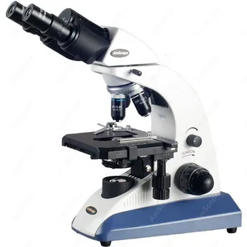 Бинокулярный биологический составной микроскоп-AmScope Поставляет 40X-2000X ветеринарный бинокулярный биологический составной микроскоп для доктора