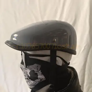 Шлем из высокопрочного стекловолокна classic 1/2 Half Helmet. Защитные шлемы для мотоциклов Harley и Cruise, Capacete