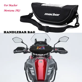 Для Macbor Montana XR5 Сумка на руль мотоцикла, водонепроницаемая сумка для навигации на руль