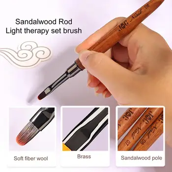 Прочная профессиональная ручка для рисования ногтей без осыпания Градиентный эффект Цветения Ручка для дизайна ногтей для маникюрного магазина