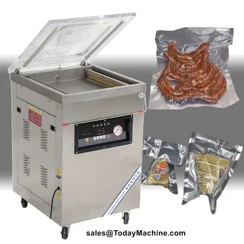 Вакуумная упаковочная машина для термоформования бекона, сосисок и мяса