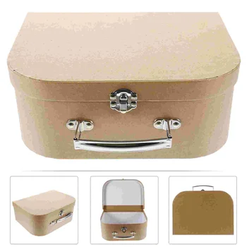 Бумажная подарочная упаковочная коробка Многофункциональный чемодан для хранения подарков для ювелирных изделий Картонная коробка для упаковки ювелирных изделий Коробки для упаковки свадебных подарков