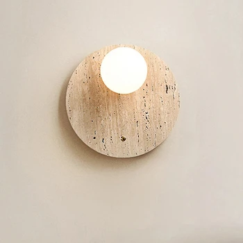 Японский настенный светильник Ваби Саби для гостиной Современный Простой Теплый Светильник цвета Хаки для спальни, кабинета, Прикроватной тумбочки, украшения квартиры