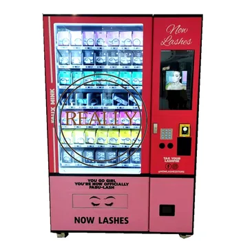 2024 Новый торговый автомат для наращивания ресниц и пучков волос, Умный Торговый автомат для парфюмерии, губной помады и косметики