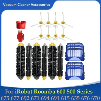 Сменные Комплекты Для Irobot Roomba 500 600 Серии 690 680 660 651 650 Аксессуары Для Пылесоса Основная Боковая Щетка Фильтр