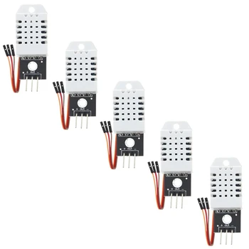 Датчик температуры и влажности для Arduino, для Raspberry Pi - включая соединительный кабель, 5 штук Простая установка, простота в использовании