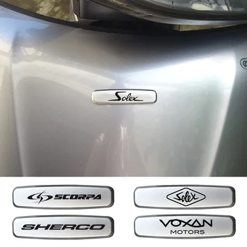 Мотоцикл Металлическая Эмблема Скутер 3D наклейка Значок Автомобильная Наклейка Для Scorpa long ride Sherco Solex Voxan WATTMAN Max Biaggi VX-10 GTV