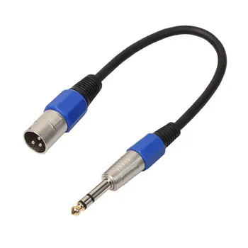 Штекерный кабель от XLR до Стереоразъема 6,35 мм С Активным Разъемом Для подключения динамика TRS Сбалансированный