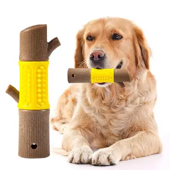 Жевательная игрушка для собак, Износостойкий корм для щенков, Красочная палочка для чистки зубов для домашних собак, Интерактивная раздача лакомств Для домашних животных