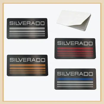 Новый Дизайн 3D Акриловых Букв SILVERADO для Silverado 88-98 90 91Suburban Наклейки на Брызговик Пикапа Наклейки Для грузовиков