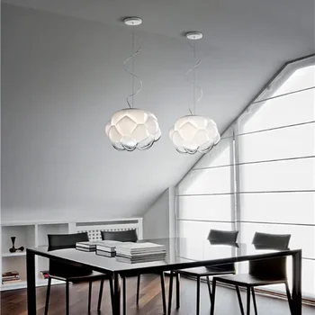 Роскошная стеклянная сферическая светодиодная люстра в Скандинавском стиле, гостиная, Ресторан, Спальня, Подвесные светильники, Простая кухня, лампа для ванной комнаты