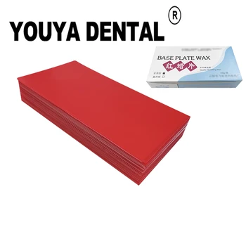 Пластина из красного воска для стоматологической лаборатории толщиной 2,0 мм, моделирующий воск, механический материал для расположения зубов.
