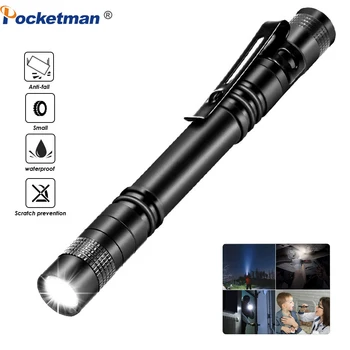 Светодиодный фонарик-ручка, карманный светодиодный фонарик-ручка, портативный многофункциональный фонарик для специалиста по ремонту, работающего врачом-механиком