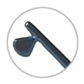 Двухтактный крюк Kuglen с угловым валом Глазной Хирургический инструмент Офтальмологический инструмент