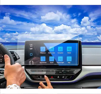 Для Volkswagen VW ID4 ID3 2021 2022 2023 автомобильный ЖК Дисплей GPS Навигация Закаленное стекло и защитная пленка для Экрана приборной панели