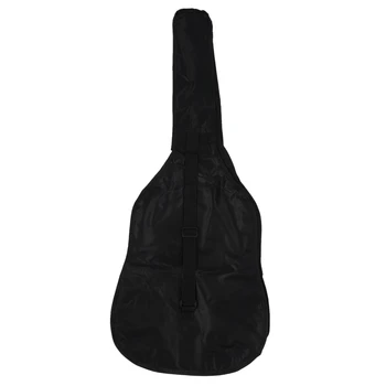 38-дюймовая сумка для гитары из ткани Оксфорд, наплечная концертная сумка, чехол с карманом, гитарные запчасти и аксессуары