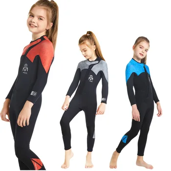 Неопреновый гидрокостюм, костюм для подводного плавания, детский купальник, детский купальник для серфинга, купальники для мальчиков, купальный костюм для девочек, цельные