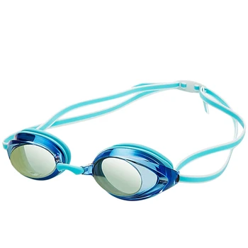 2X Профессиональные очки для плавания для детей и взрослых гоночная игра, очки для плавания, противотуманные очки, очки для плавания Lake Blue